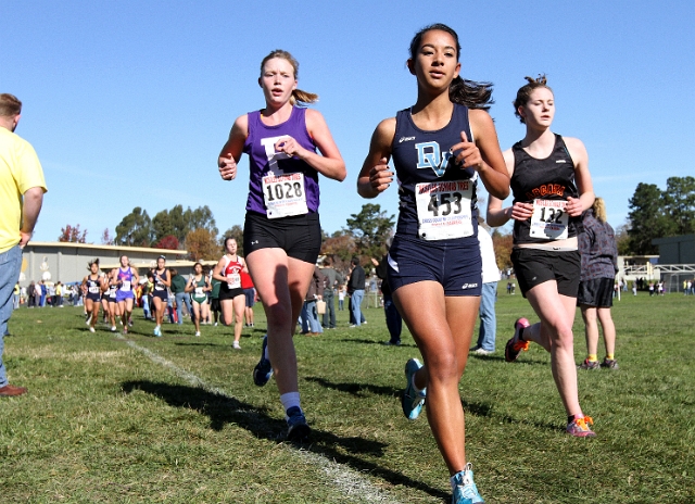 NCS XC D4  Girls-061.JPG - 2009 North Coast Section Cross Country Championships, Hayward High School, Hayward, California